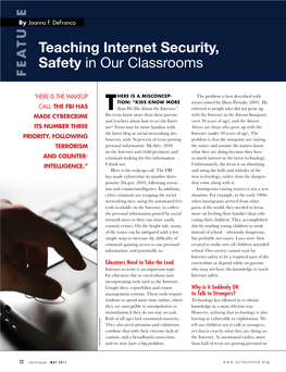 Teaching Internet Security, Safety in Our Classrooms Feature