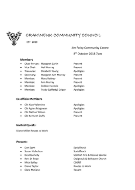 Craigneuk Community Council