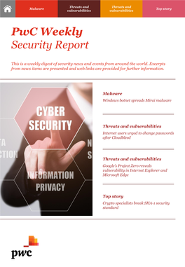 Pwc Weekly Cyber Security