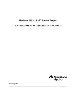 Madison 115 - 24 Kv Station Project