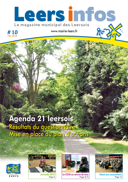 Agenda 21 Leersois Résultats Du Questionnaire Mise En Place Du Plan D’Actions