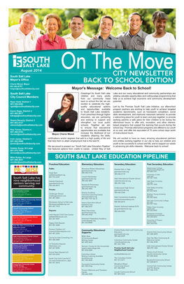 City Newsletter Back to School Edition