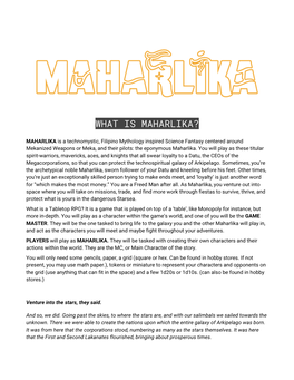 What Is Maharlika?