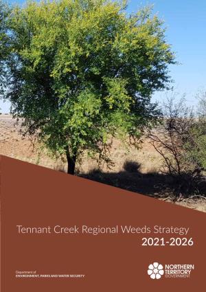 Tennant Creek Regional Weeds Strategy 2021-2026