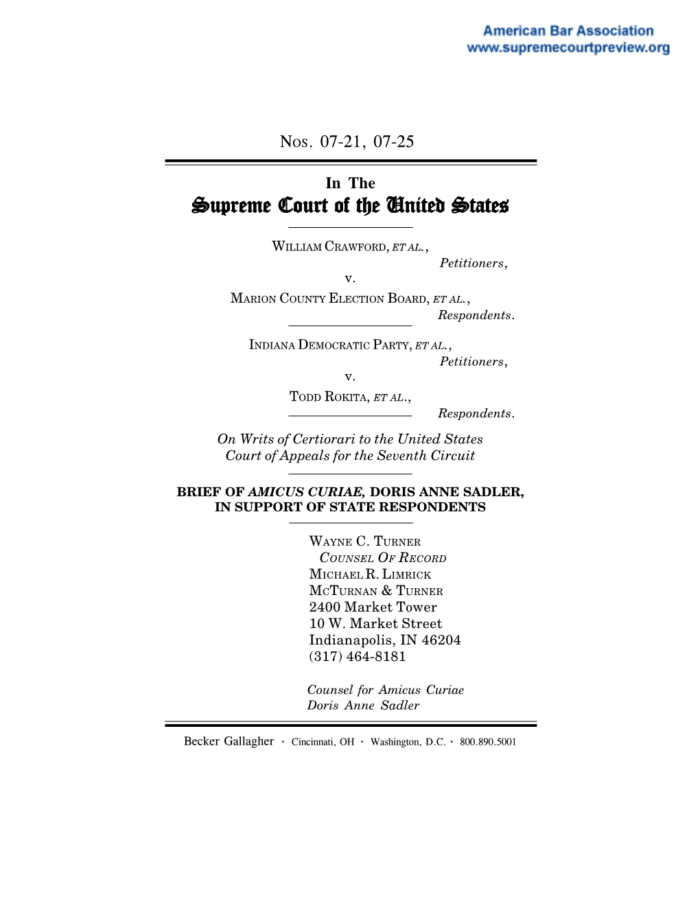 This Court Has Repeatedly Recognized That the Prevention of Voter Fraud Is