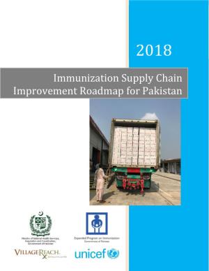 Immunization Supply Chain Improvement Roadmap for Pakistan
