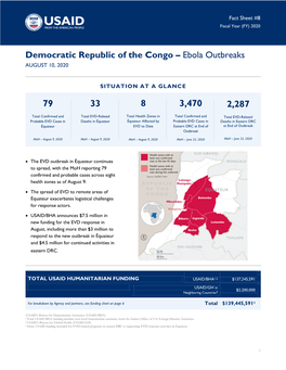 DRC Ebola Outbreak Fact Sheet #8 08.10.20