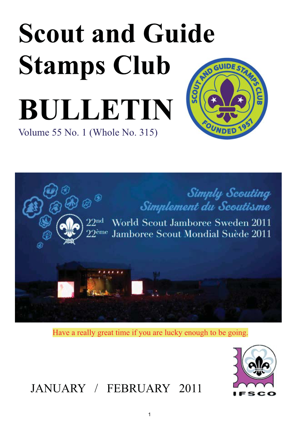 Scout and Guide Stamps Club BULLETIN Volume 55 No