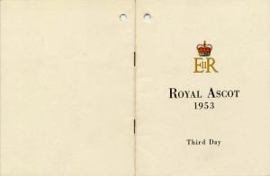 Royal Ascot 1953