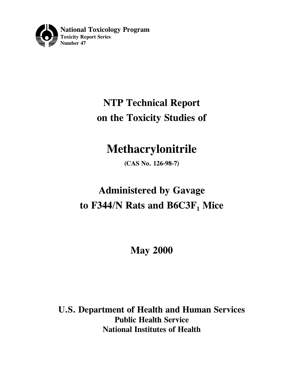 Methacrylonitrile (CAS No