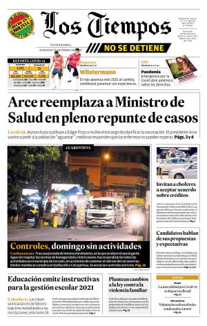 Arce Reemplaza a Ministro De Salud En Pleno Repunte De Casos Covid-19