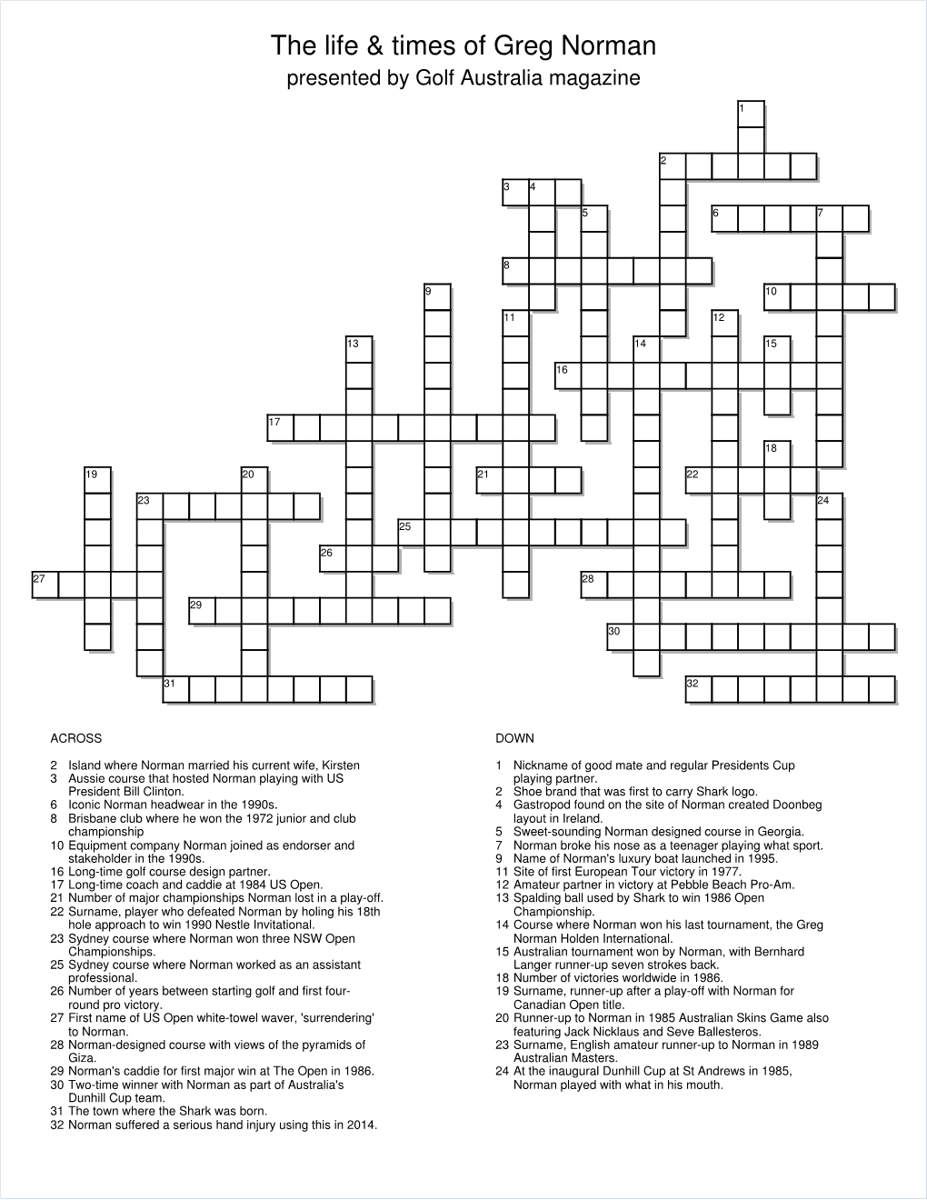 Crossword Puzzle Maker: Final Puzzle