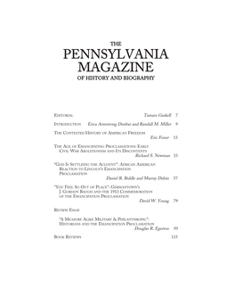 Pennsylvania Magazine of History and Biography