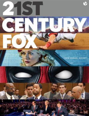 Twenty-First Century Fox, Inc. 2016 Annual Report