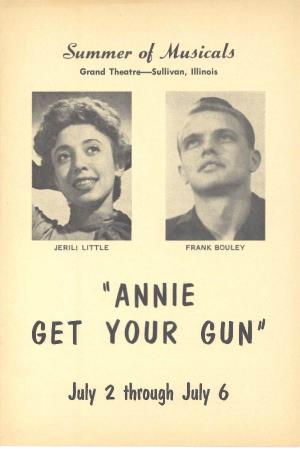 "Annie Get Your Gun"
