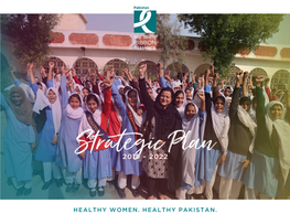 Healthy Women. Healthy Pakistan. Letter from Executive Council Chairman