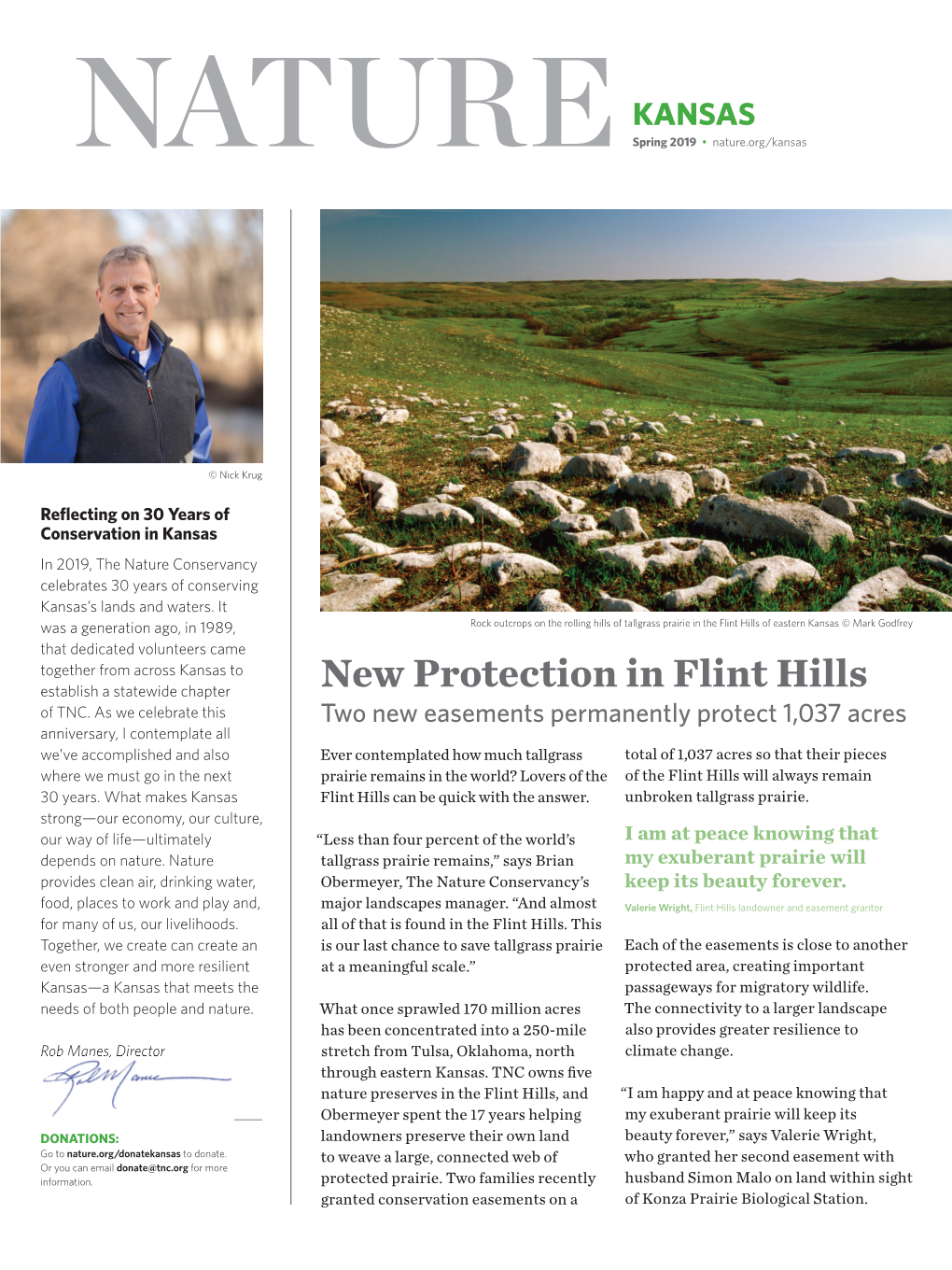 New Protection in Flint Hills of TNC