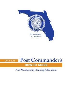 Post Commander's