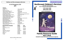 Northcoast Children's Services Family Resource Guide