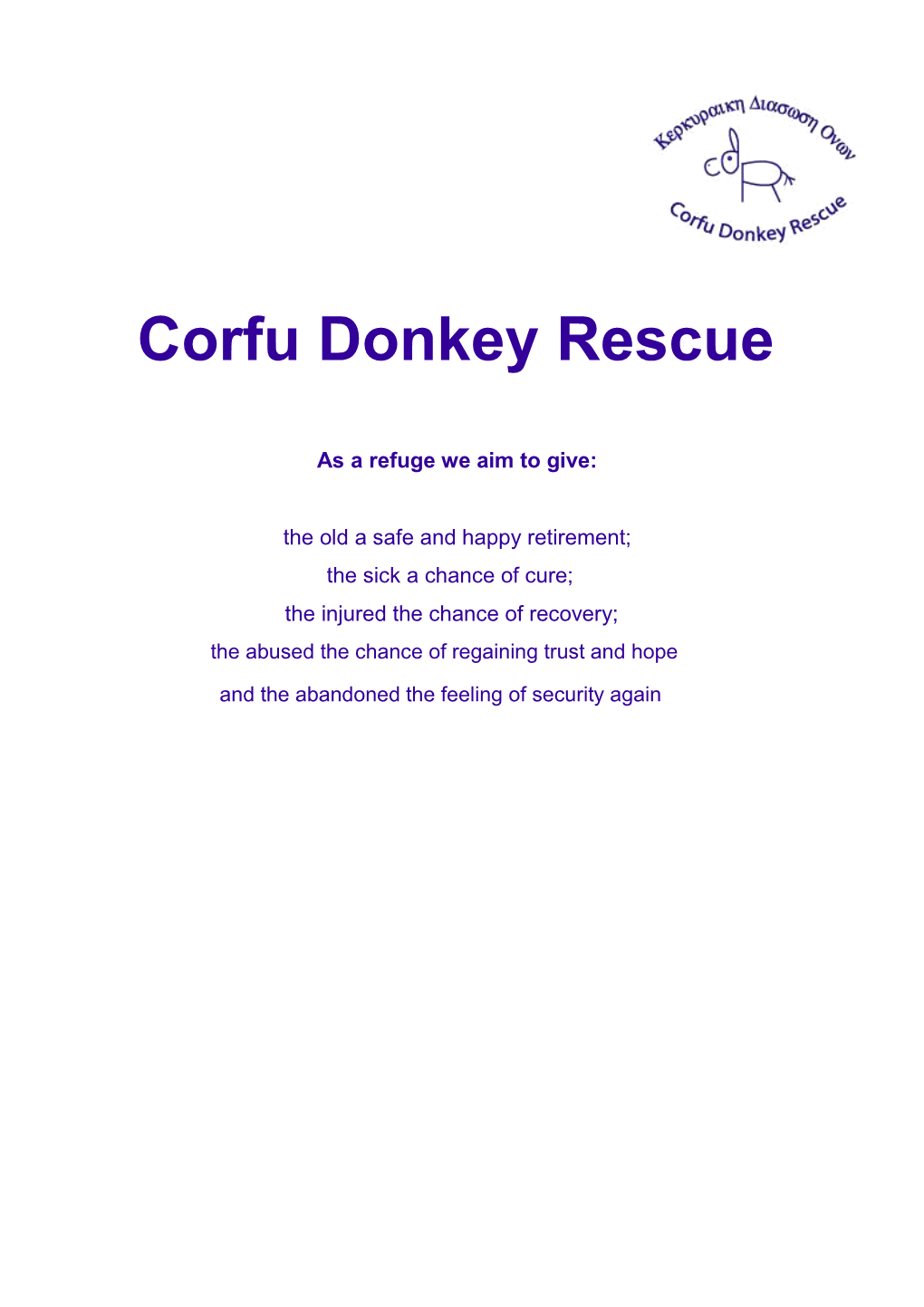 Corfu Donkey Rescue