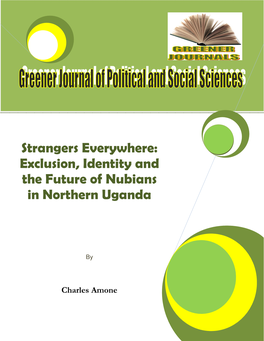 Exclusion, Identity and the Future of Nubians in Northern Uganda