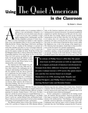 Using the Quiet American in the Classroom
