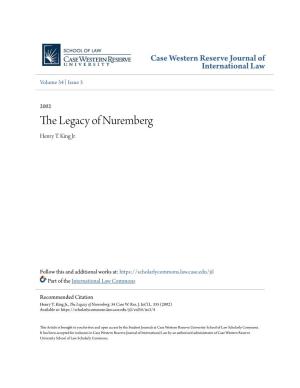 The Legacy of Nuremberg Henry T