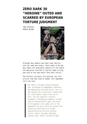 Outed and Scarred by European Torture Judgment
