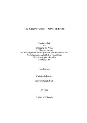 The English Patient – Novel and Film