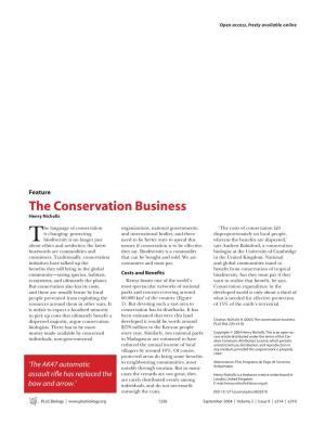 The Conservation Business Henry Nicholls