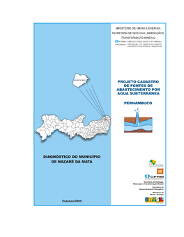 Diagnóstico Do Município De Nazaré Da Mata Pernambuco