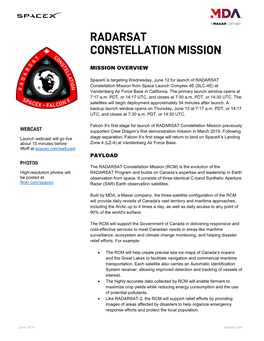 Mission Overview Payload