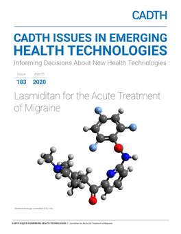 Lasmiditan for the Acute Treatment of Migraine