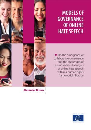 Models of Governance of Online Hate Speech