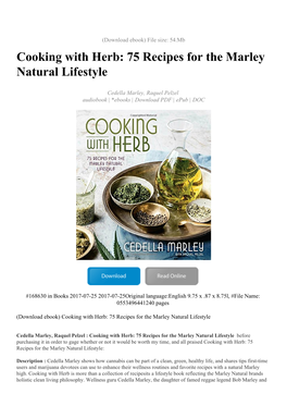 Cooking with Herb: 75 Recipes for the Marley Natural Lifestyle