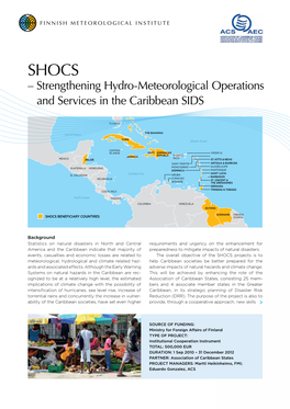 Strengthening Hydro-Meteorological Operations and Services in the Caribbean SIDS