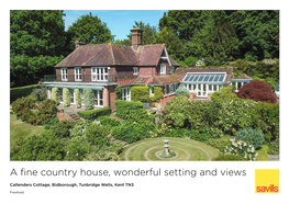 A Fine Country House, Wonderful Setting and Views