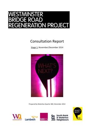 Consultation Report