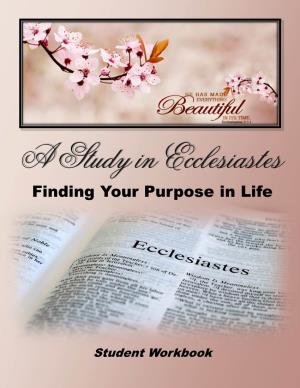 Ecclesiastes Student Workbook