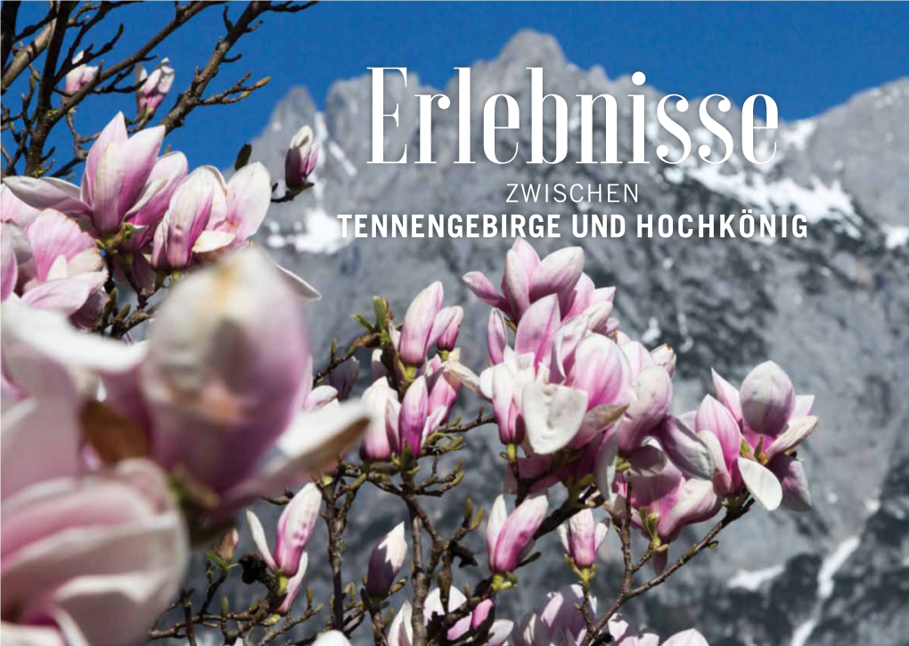 Erlebnisse Zwischen Tennengebirge Und Hochkönig