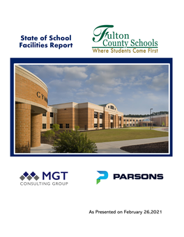 State of School Facilities Report