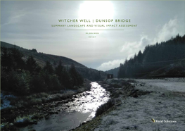 Dunsop Bridge Summary Landscape and Visual Impact Assessment