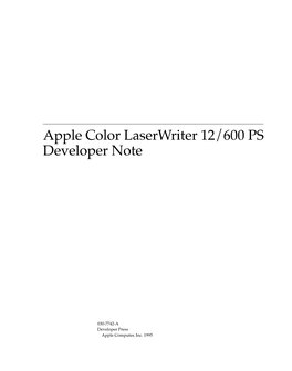 Color Laserwriter 12-600 PS.Pdf