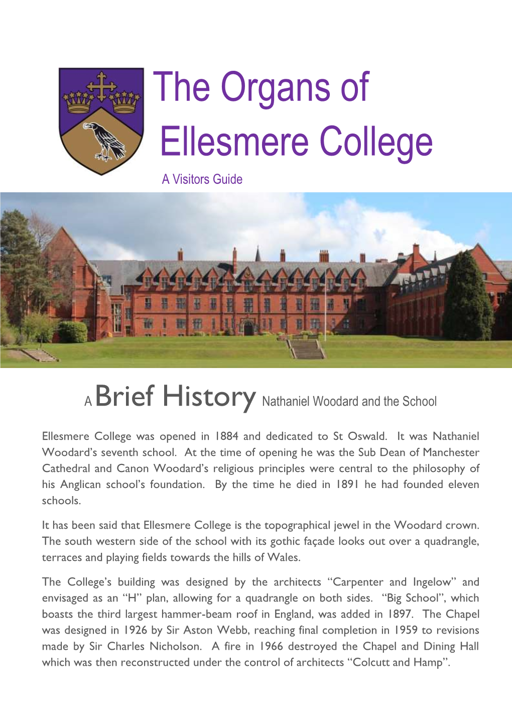 The Organs of Ellesmere College