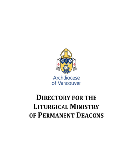 Directory for the Liturgical Ministry of Permanent Deacons.Pdf