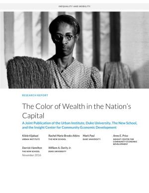 The Color of Wealth in the Nation's Capital