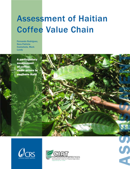 Assessment of Haitian Coffee Value Chain