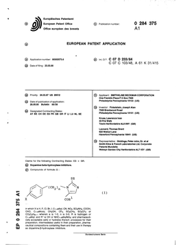 Dopamine-Beta-Hydroxylase Inhibitors