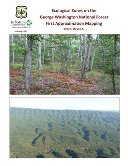 Ecological Zones on the George Washington National Forest First Approximation Mapping Simon, Steven A