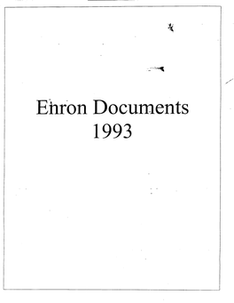 Ehron Documents 1993